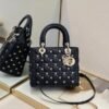 Dior Lady My ABC Cannage Butterfly Premium Quality With OG Box & Dus Bag (Black-711)(BSB)